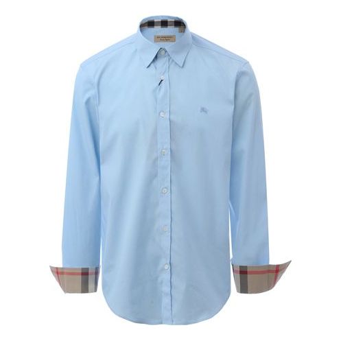 Риза Burberry Classic Long Sleeve Shirt Синьо | 39911601