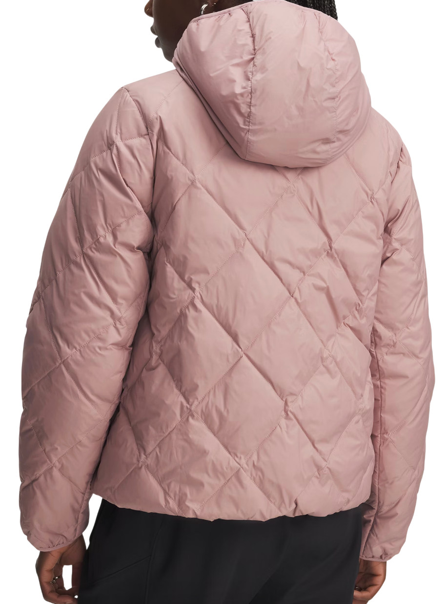 Пухо яке Under Armour Legend Down Hooded Quilted Jacket Розово | 6008818-673, 1