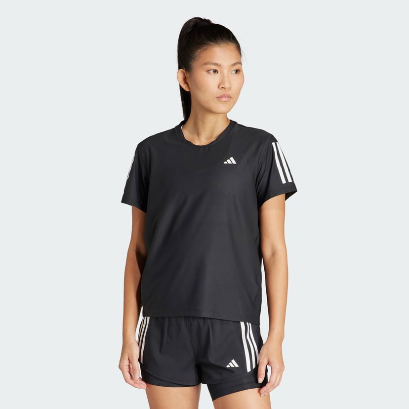 Тениска adidas Performance Own the Run T-shirt Черно | IN2961