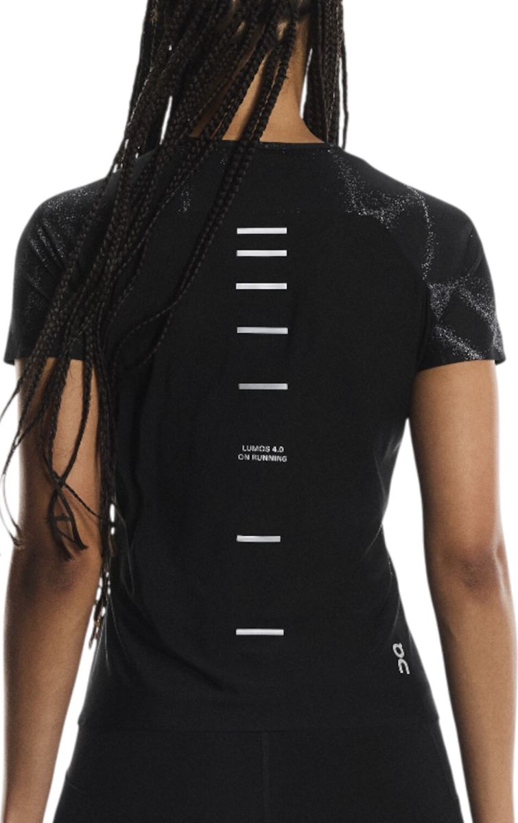 Тениска On Running Reflective Pattern Performance T-Shirt Lumos Черно | 1wf30270553, 1