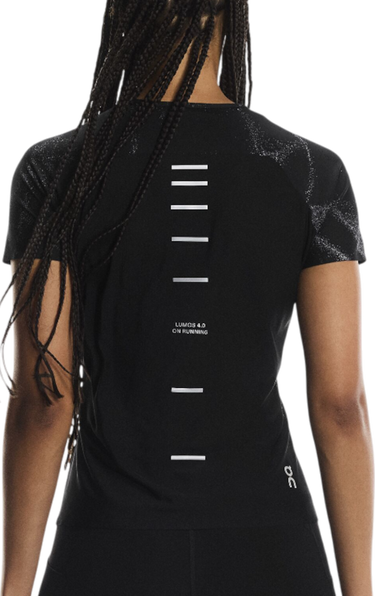 Тениска On Running Reflective Pattern Performance T-Shirt Lumos Черно | 1wf30270553, 1