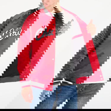 Яке бомбър Mitchell & Ness NBA Lightweight Satin Vintage Logo Jacket Bulls Червено | SJKT6296-CBUYYPPPSCAR, 3