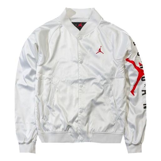 Яке бомбър Jordan Jordan Jumpman Sports Jacket Бяло | AO0445-100