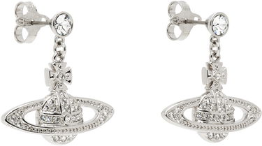 Обеци Vivienne Westwood Mini Bas Relief Drop Earrings Металик | 62020025-02P116-CN, 1