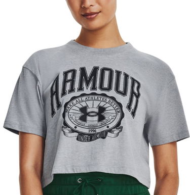 Съкратен топ Under Armour Collegiate Crop Top Сиво | 1379402-035, 0