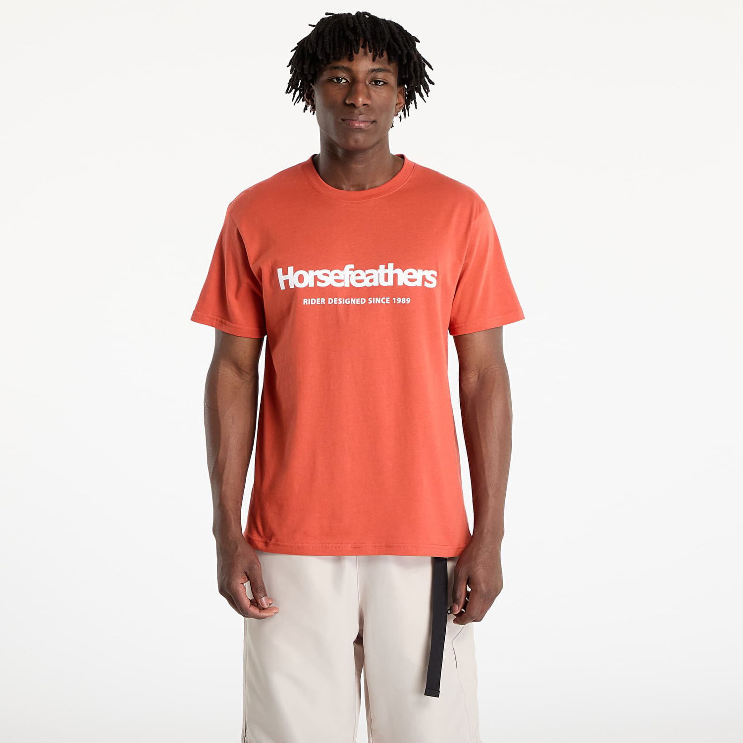 Тениска Horsefeathers Horsefeathers Quarter T-Shirt Оранжево
 | SM1379B, 0