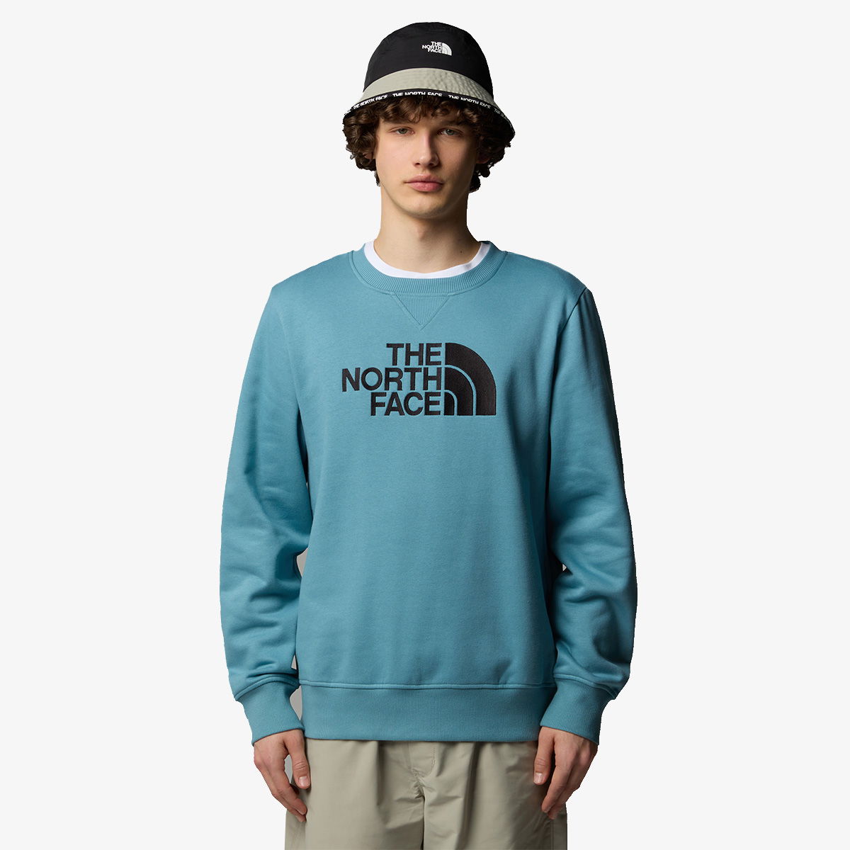 Суитчър The North Face M DREW PEAK CREW Тюркоазено | NF0A89EK1OM1, 0