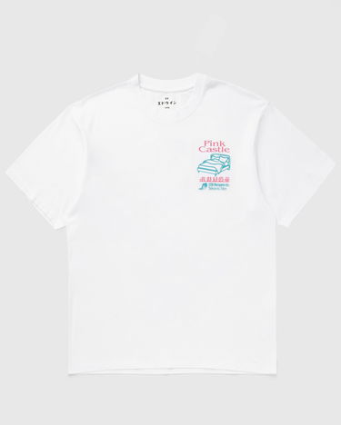 Тениска EDWIN Pink Castle Graphic T-Shirt Бяло | I036397-0267, 0