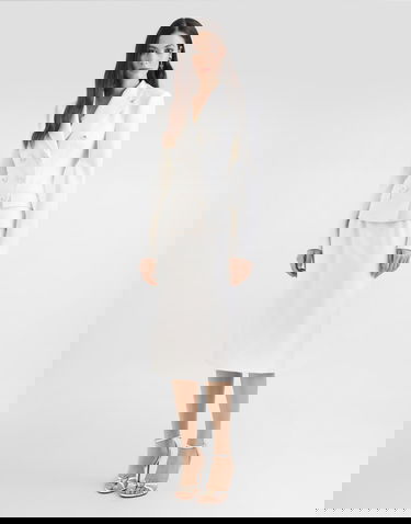 Яке Dolce & Gabbana Double-breasted Twill Blazer Бяло | F27ACTFUBGCW0001, 1