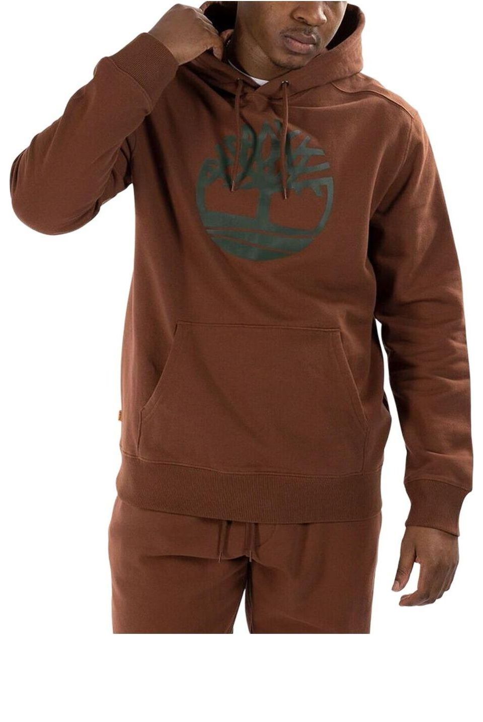 Суитчър Timberland Tree Logo Hoodie Кафяво | A2BJH-BE4, 0