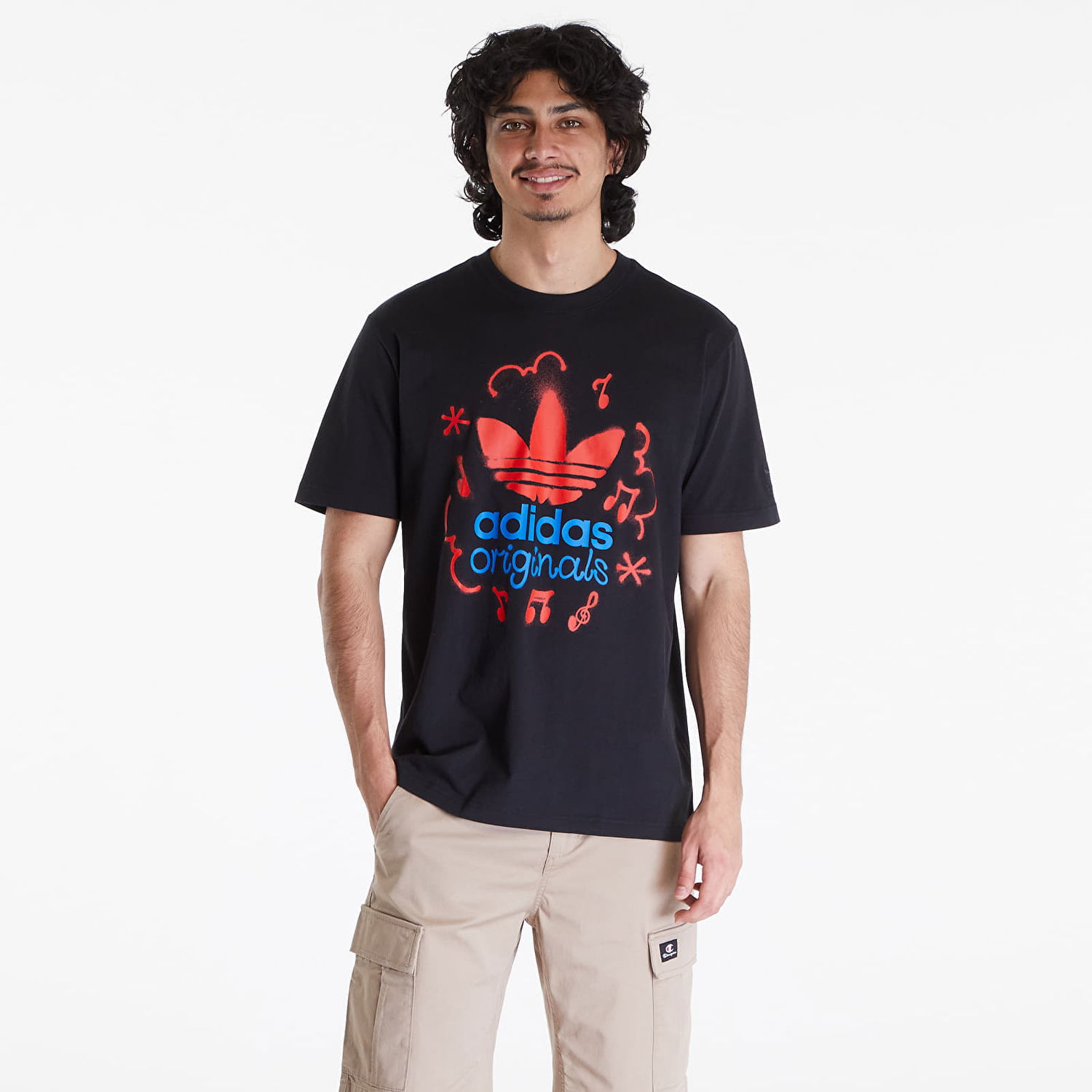 Тениска adidas Originals Men's T-Shirt adidas Training Supply Tee Ss 4 Black Черно | IS0224, 0