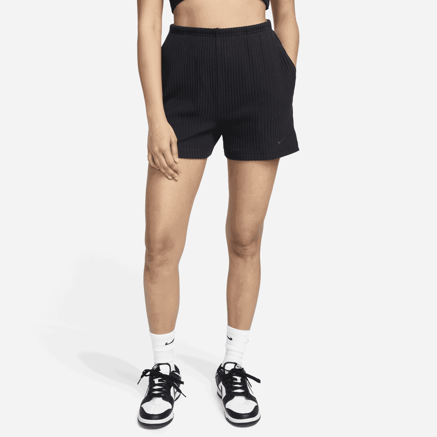 Къси панталони Nike Sportswear Chill Knit Черно | FN3674-010, 0