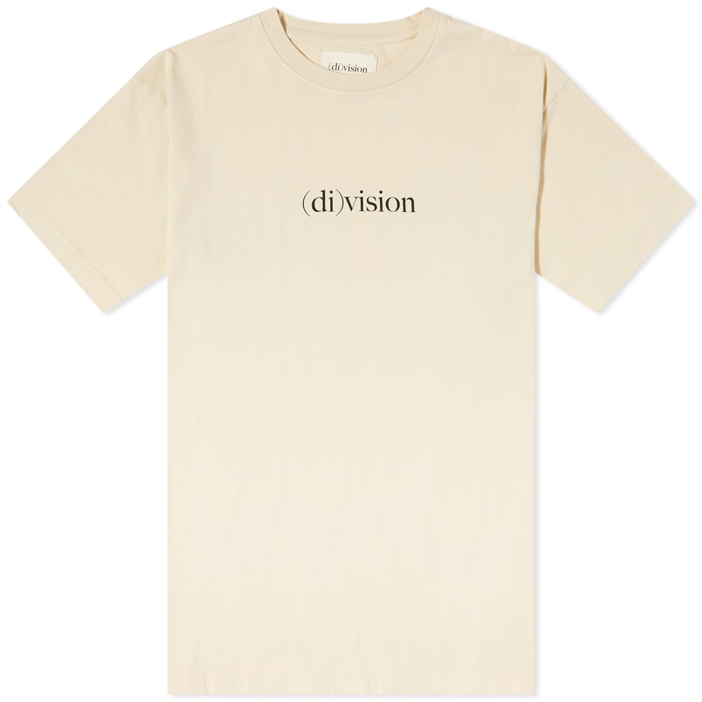Тениска (di)vision Logo Tee Бежово | DVN-AW21-D-008-3-BNR, 0