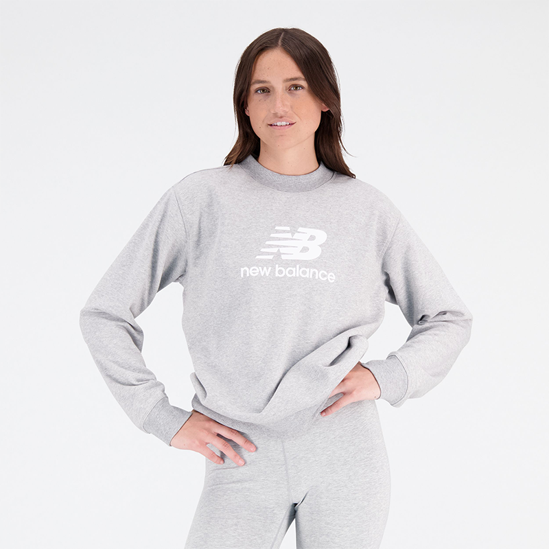 Суитчър New Balance Hoodie Бяло | WT31532AG, 0