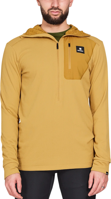 Суитчър Saysky Saysky Combat Half Zip Fleece Hoodie Жълто | nmrho30c-414, 0