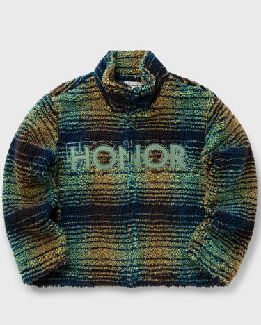 Пуловер Honor The Gift Robinson Plaid Fleece Jacket Зелено | HTG240462-GREEN, 0