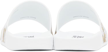 Аксесоари Versace Versace Jeans Couture Outline Barocco Pool Slides Бяло | E78VA3SQ3_EZS365, 1