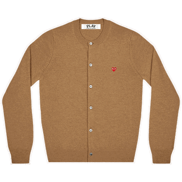 Пуловер Comme des Garçons PLAY Cardigan with Red Heart Patch Кафяво | AZ N079 051 3, 0