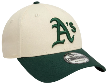 Шапка с козирка New Era Oakland Athletics Colour Block 9FORTY Adjustable Cap Бежово | 60595214-60595214, 2