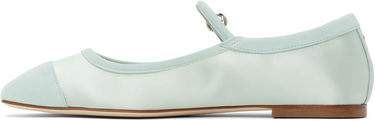 Облекло Aeyde Aeyde Uma Satin Toe-Cap Ballerina Flats Тюркоазено | A11-FL-RKLS08FL169-SS25-1017-067, 2