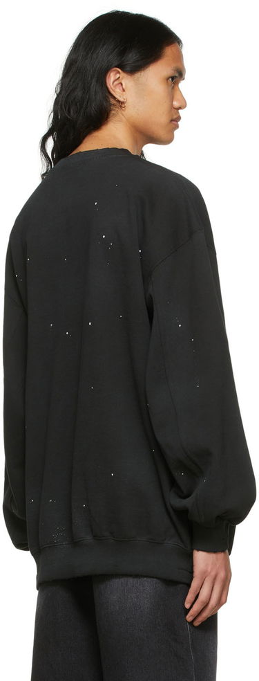 Суитчър We11done We11done Paint Splatter Sweatshirt Черно | WD-TS1-22-620-U-BK, 2