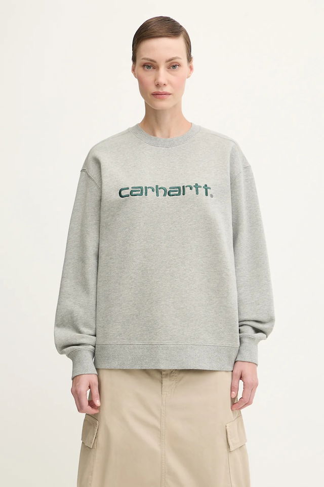 Embroidered Logo Crewneck Sweatshirt