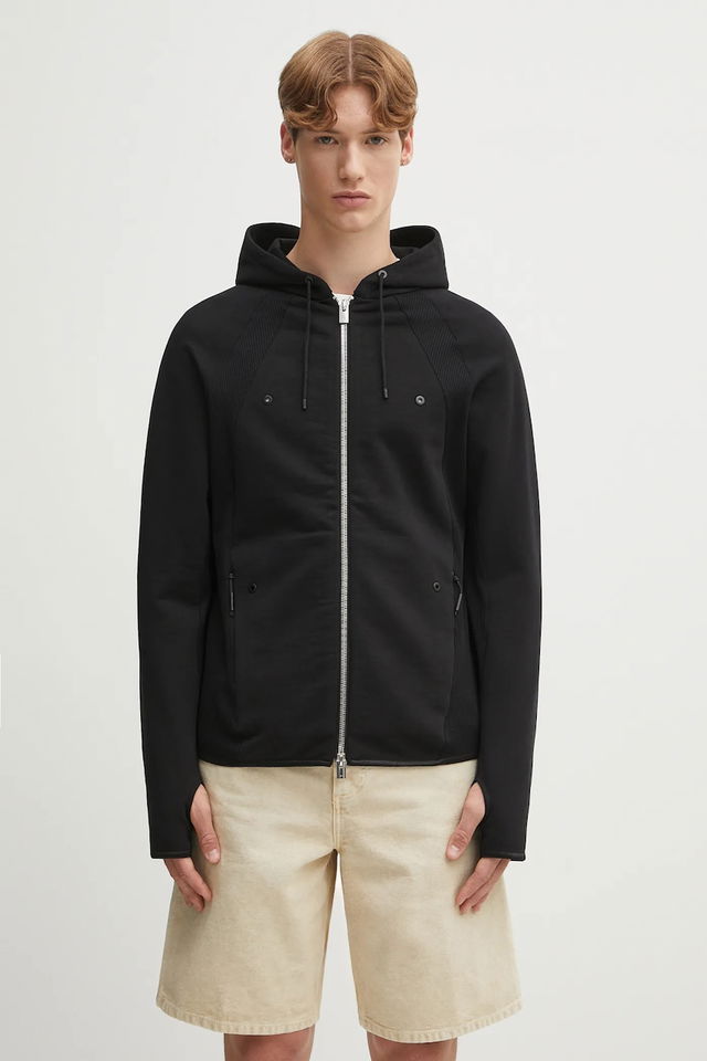 Heliot Emil Hooded Zip-Up Jacket