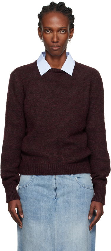 Пуловер Maison Margiela Maison Margiela Crewneck Sweater Бургунди | S51HL0026 M13154, 0