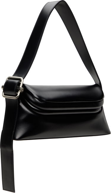Чанта през рамо OSOI Black Leather Shoulder Bag Черно | 22FB010-16-01, 4