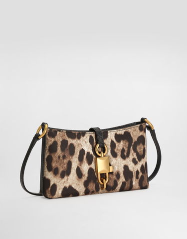 Чанта през рамо Dolce & Gabbana Dolce & Gabbana Leopard-print Lock Shoulder Bag Многоцветен | BB7891A0007HY13M, 2