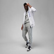 Суитчър Jordan Paris Saint-Germain Full-Zip Hoodie Бяло | DN6150-100, 0