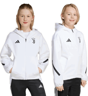 Суитчър adidas Originals Juventus Anthem Jacket Бяло | jm9459, 4