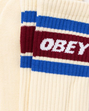 Чорапи OBEY Cooper II Crew Socks Бежово | 100260093-UBR, 3