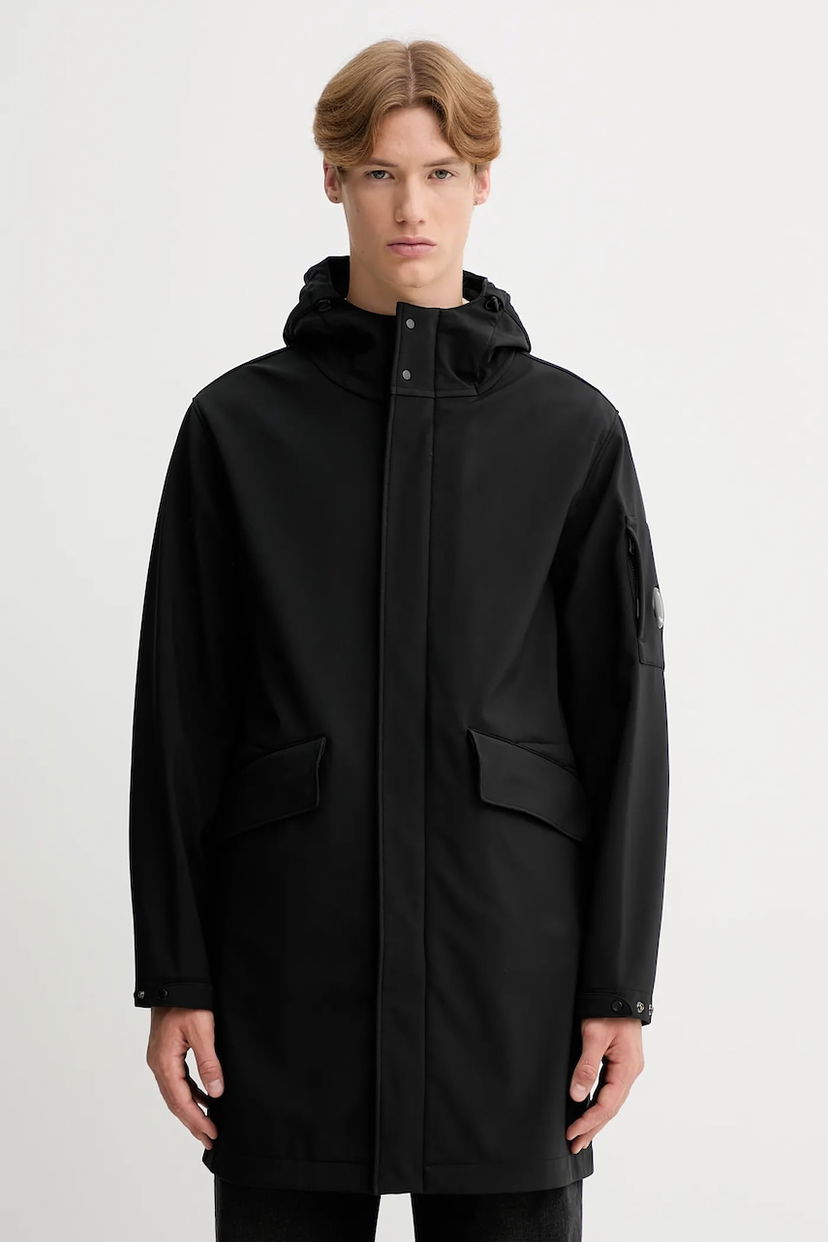 Парка C.P. Company C.P. Company Hooded Soft Shell Parka Черно | 19CMOW004A006097A
