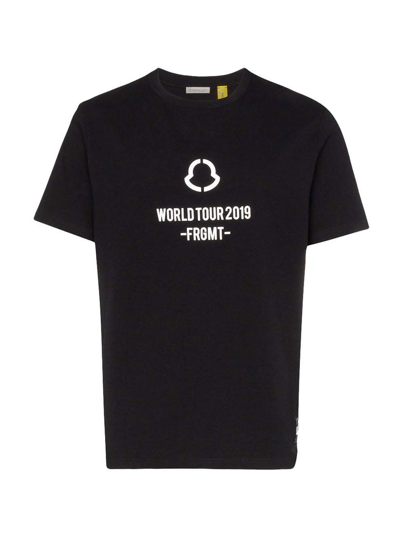 Тениска Moncler Genius x Fragment T-shirt Черно | 80001508391Q999