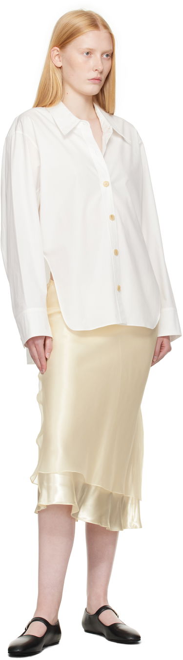 Риза Khaite Khaite Herschel Button-Down Shirt Бяло | 2379195, 3
