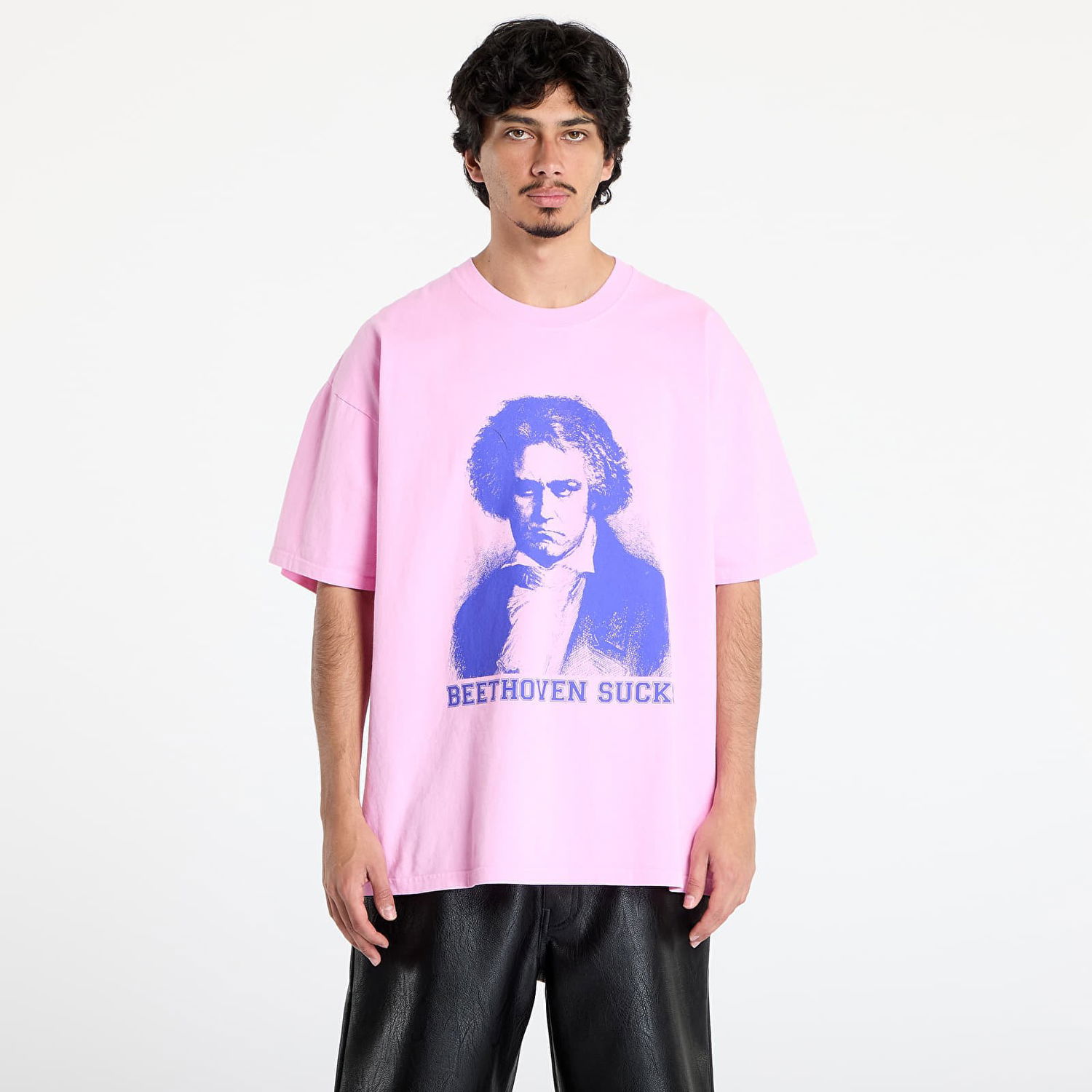 Тениска Pleasures PLEASURES Symphony Graphic T-Shirt Розово | P25SU052 PINK, 0