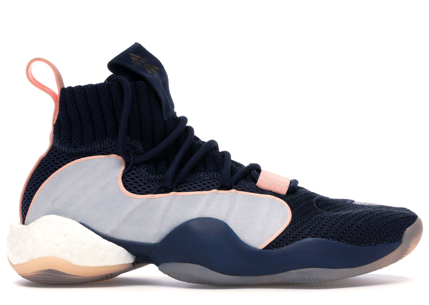 Кецове и обувки adidas Originals Crazy BYW X Collegiate Navy Clear Orange Тъмно синьо | B42243, 0
