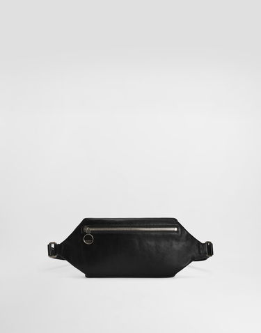 Чанта за кръста Dolce & Gabbana Lock Belt Bag in Tempesta Calfskin Черно | BM2188AU99480999, 3