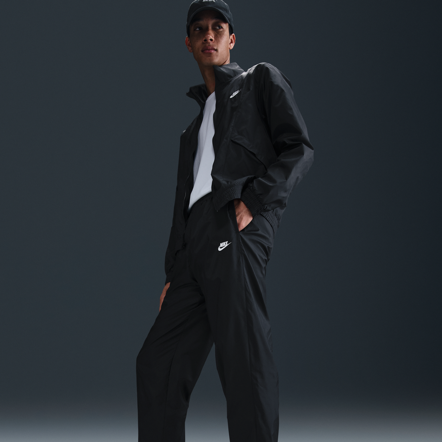 Комплект Nike Club Woven Tracksuit Черно | HJ1985-011, 1