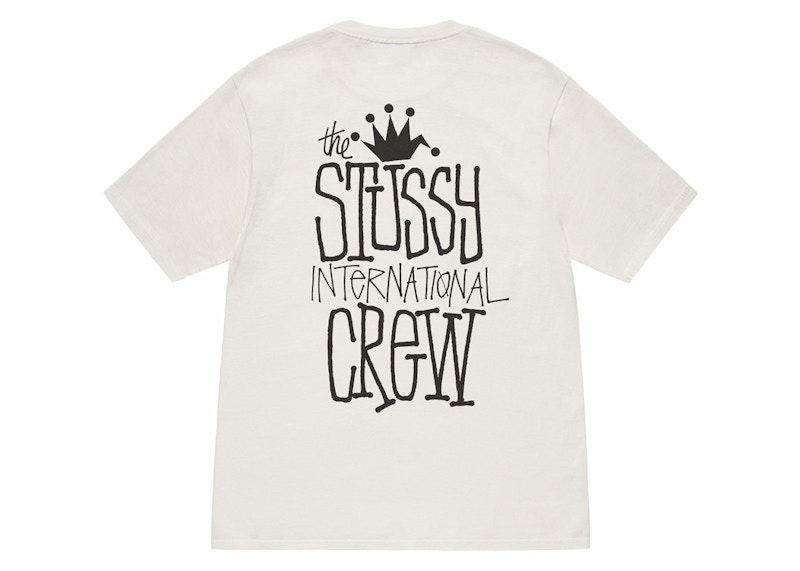 Тениска Stüssy Crown International Crew Graphic T-Shirt Бяло | 1905043