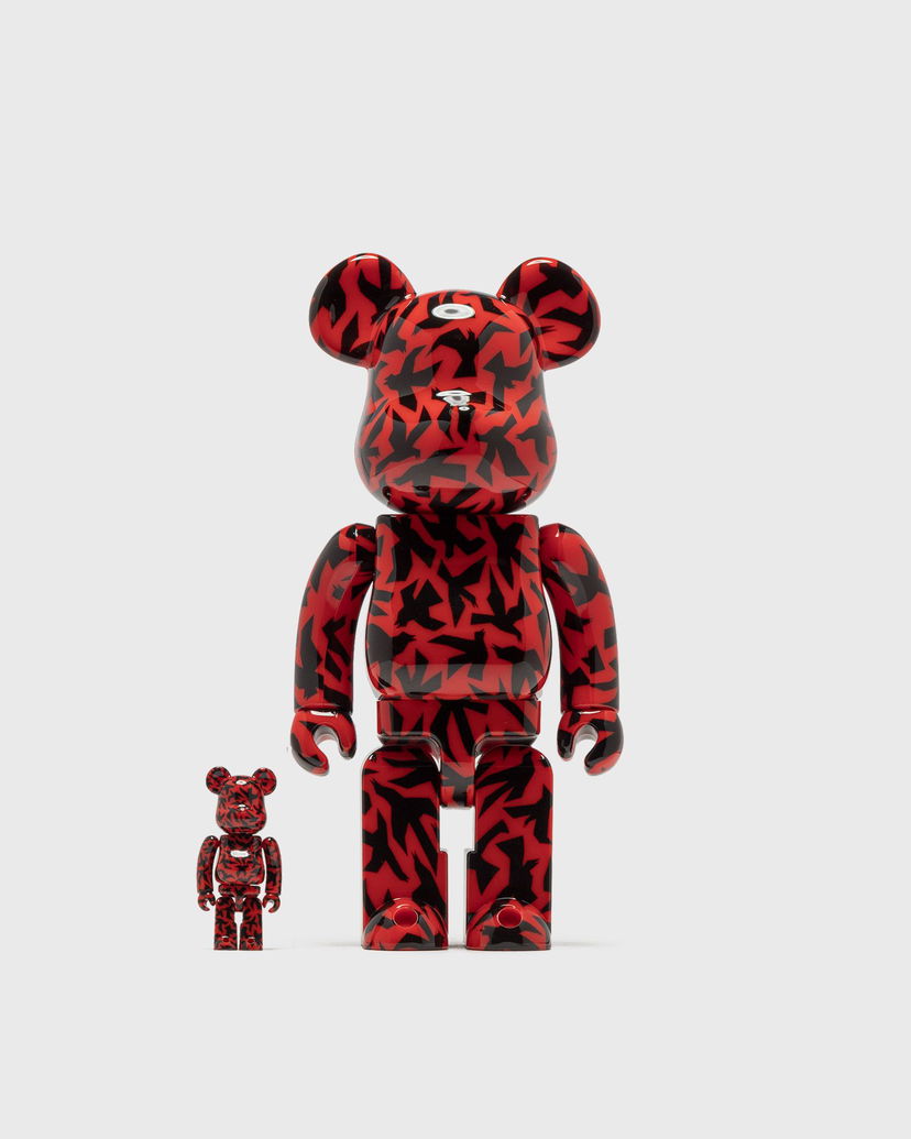 Колекционерско Medicom Toy ALFRED HITCHCOCK THE BIRDS 100% & 400% BE@RBRICK Set Червено | MED1244