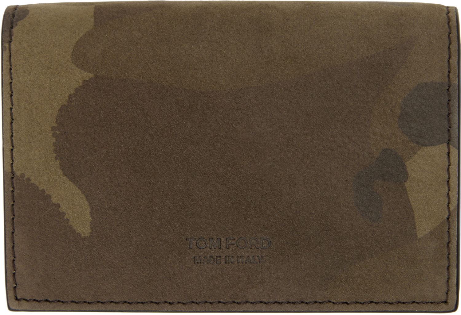Портфейл Tom Ford TOM FORD T Line Camo Business Card Holder Кафяво | Y0277-ICL113G, 0