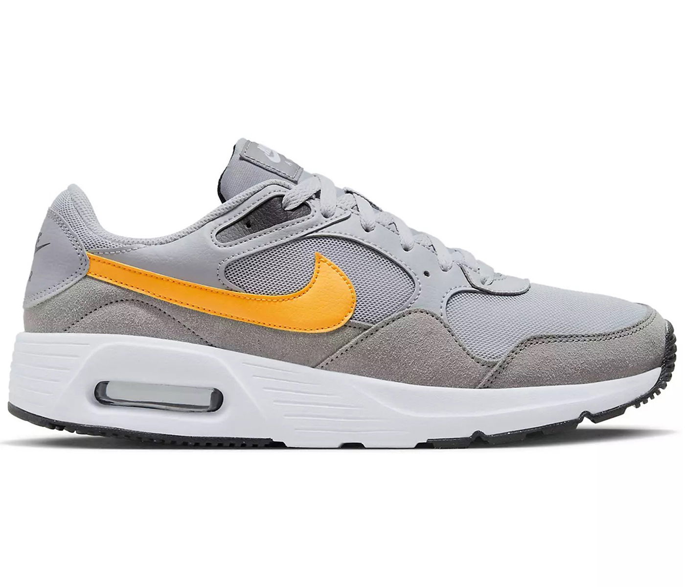Кецове и обувки Nike Air Max SC Wolf Grey Yellow Ochre Сиво | CW4555-011, 0