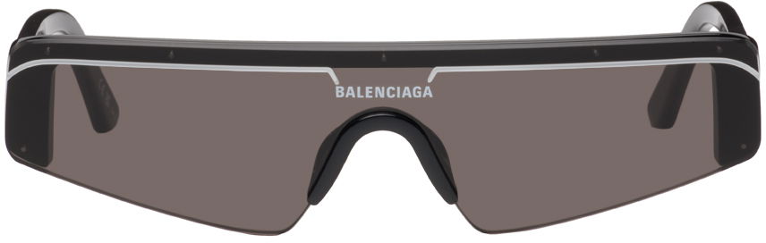 Слънчеви очила Balenciaga Ski Rectangular Черно | BB0003S, 0