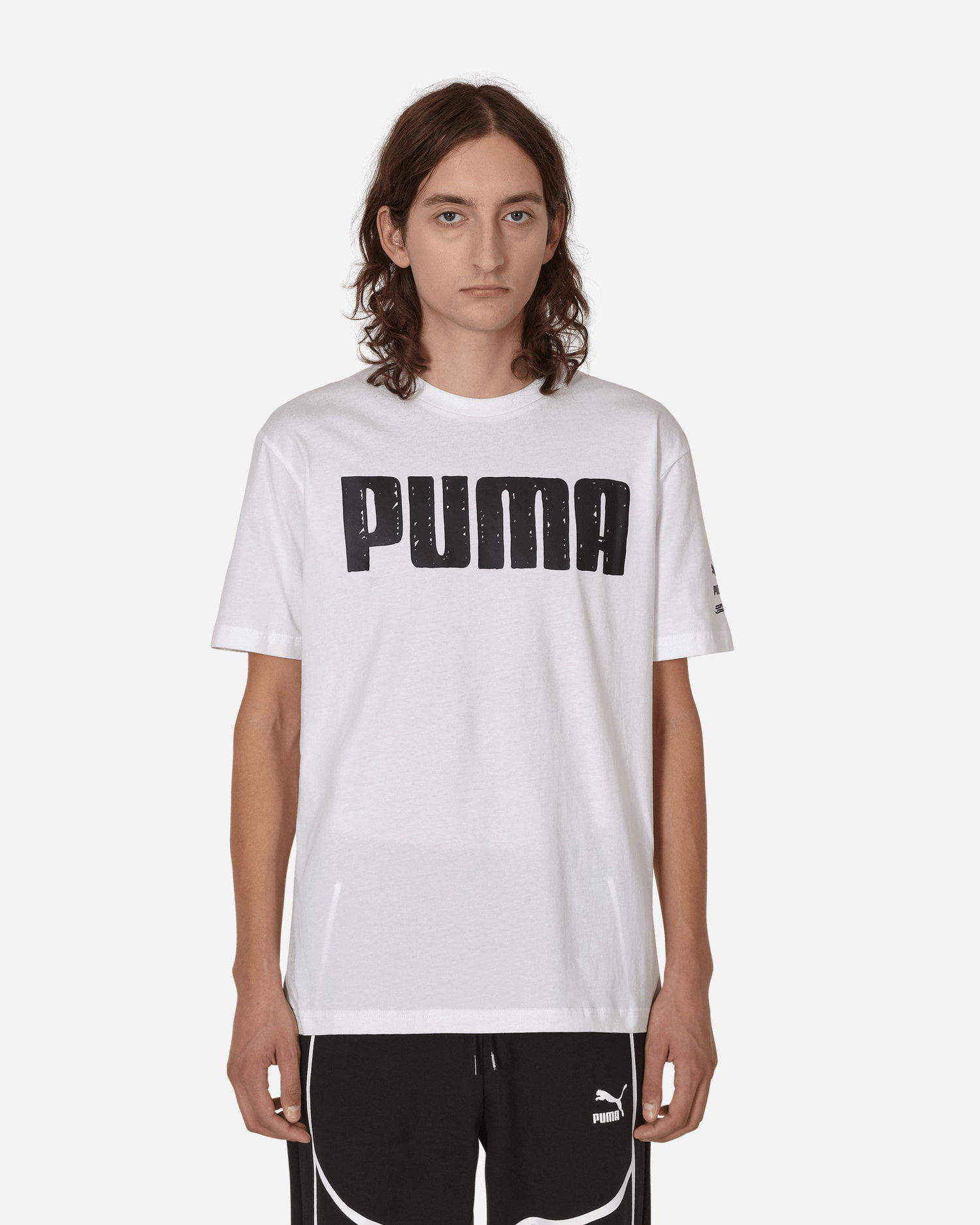 Тениска Puma Joshua Vides x T-Shirt Бяло | 535432-02, 0