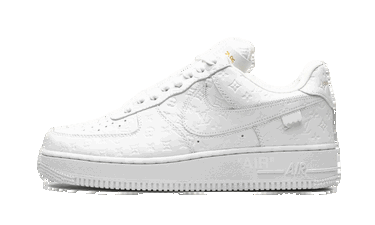 Кецове и обувки Nike Louis Vuitton By Virgil Abloh x Air Force 1 Low "White" Бяло | 1A9V9U, 0