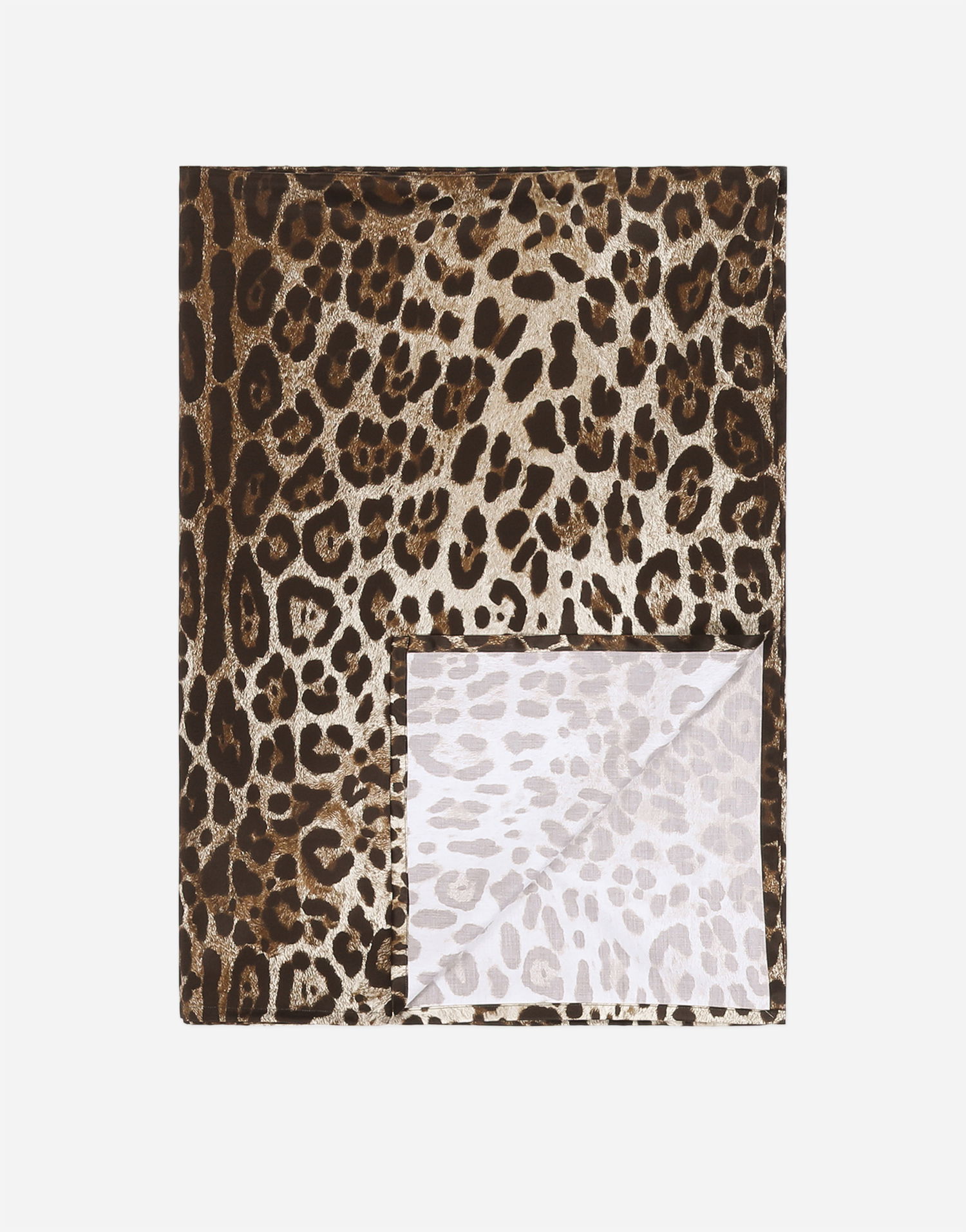 Аксесоари Dolce & Gabbana Dolce & Gabbana Cotton Sateen Fitted Sheet Кафяво | TCE048TCAKFUL003, 1