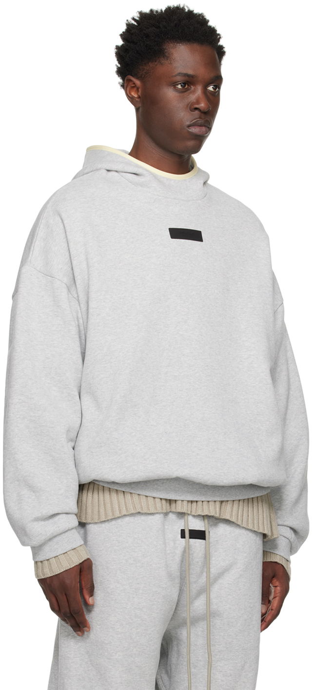 Суитчър Fear of God Essentials Hoodie Сиво | 192SP242056F, 1