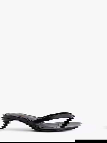 Кецове и обувки TOTEME Women's Leather Thong Sandals Черно | 205906819200, 0